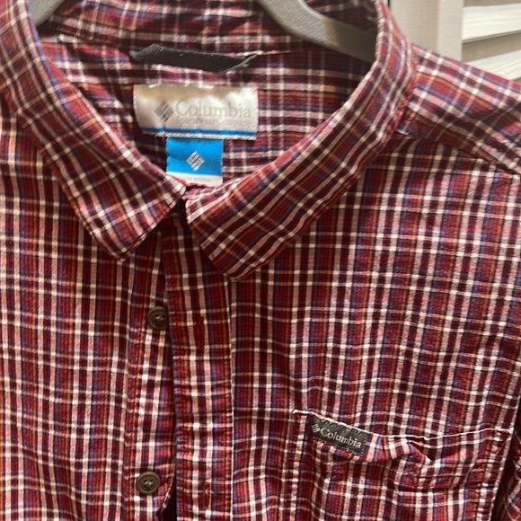 COLUMBIA LONG SLEEVE BUTTON DOWN O - Picture 2 of 5
